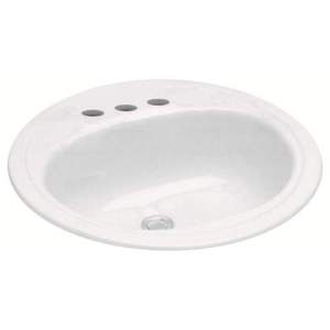 PFS194RWH Getchell Self Rimming Bathroom Sink - White PFS194RWH Getchell Self Rimming Bathroom Sink - White