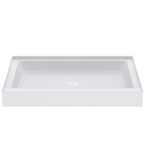 PFSB4834WH Morenci Single Threshold 48'' and Larger Shower Base - White