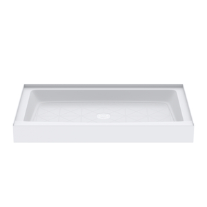 PFSB5434WH Morenci Single Threshold 48'' and Larger Shower Base - White