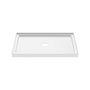 PFSBA4842WH Single Threshold Up To 42" Shower Base - White