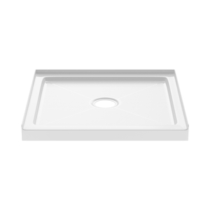 PFSBA4848WH Single Threshold 48'' and Larger Shower Base - White