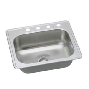 PFSR252274A Bealeton Stainless Steel Single Bowl Kitchen Sink - Stainless Steel PFSR252274A Bealeton Stainless Steel Single Bowl Kitchen Sink - Stainless Steel
