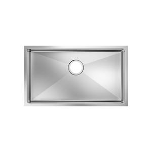 PFUC318TA55 Plomosa Stainless Steel Undermount - Single Bowl Kitchen Sink - Stainless Steel