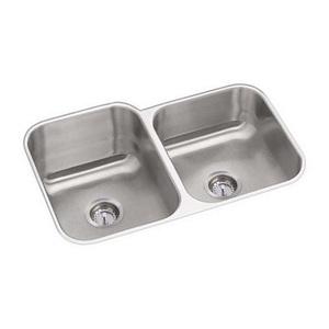 PFUC908A Plomosa Stainless Steel Undermount - Double Bowl Kitchen Sink - Stainless Steel