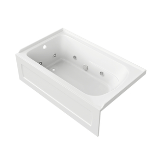 PFW6036ALSKNWH Hillsboro 60'' x 36'' Whirlpool Bath - White PFW6036ALSKNWH Hillsboro 60'' x 36'' Whirlpool Bath - White