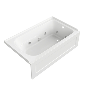 PFW6036ARSKNWH Hillsboro 60'' x 36'' Whirlpool Bath - White PFW6036ARSKNWH Hillsboro 60'' x 36'' Whirlpool Bath - White