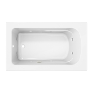 PFWPLUSA6036NWH Lansford 60'' x 36'' Whirlpool Bath - White