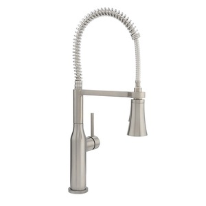 PFXC5012BN Basque Pull-Out Spray Kitchen Faucet - Brushed Nickel