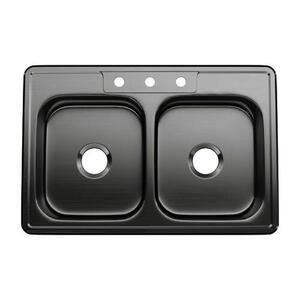 PFSR332273A Bealeton Stainless Steel Double Bowl Kitchen Sink - Stainless Steel PFSR332273A Bealeton Stainless Steel Double Bowl Kitchen Sink - Stainless Steel