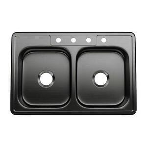 PFSR332274A Bealeton Stainless Steel Double Bowl Kitchen Sink - Stainless Steel PFSR332274A Bealeton Stainless Steel Double Bowl Kitchen Sink - Stainless Steel