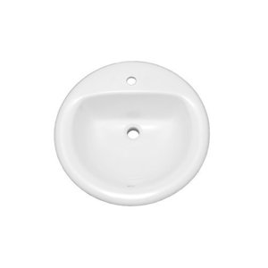 PF191RWH Rockaway Self Rimming Bathroom Sink - White PF191RWH Rockaway Self Rimming Bathroom Sink - White