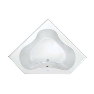 PFS6060WH Grass Valley 60" Corner Soaking Tub - White