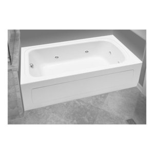 PFW6032ARSKWH 60'' x 32'' Whirlpool Bath - White PFW6032ARSKWH 60'' x 32'' Whirlpool Bath - White