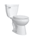 PROFLO PFCLC410HEWH White Two Piece Toilet