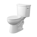 PROFLO PFCDC012HERWH White Two Piece Toilet