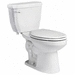 PROFLO PF6112WHM/PF1503WH White Two Piece Toilet