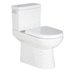 PROFLO PF9602SWH/PF9612WH White Two Piece Toilet