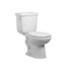 PROFLO PFADC012WH White Two Piece Toilet