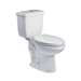 PROFLO PFADC312BWH White Two Piece Toilet