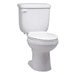 PROFLO PFGLC410UHEWH White Two Piece Toilet