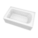 PROFLO PFS6036LSKNWH White 60'' x 36'' Soaking Tub