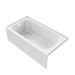 PROFLO PFS6036LSKNWH White 60'' x 36'' Soaking Tub
