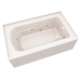 PROFLO PFW6036ARSKNBS Biscuit 60'' x 36'' Whirlpool Bath