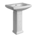 PROFLO PF14108WH White Pedestal Basin