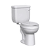 PROFLO PFJRC012HERWH White Two Piece Toilet