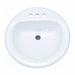 PROFLO PF194RWH White Self Rimming Bathroom Sink