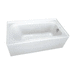 PROFLO PFS6032RSKWH White 60'' x 32'' Soaking Tub