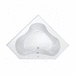 PROFLO PFS6060SKWH White 60" Corner Soaking Tub