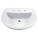 American Standard A0236008020 White Pedestal Basin