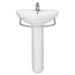 American Standard A0268400020 White Pedestal Bathroom Sink