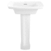 American Standard A0445100020 White Pedestal Bathroom Sink