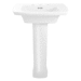 American Standard A0445800020 White Pedestal Bathroom Sink