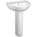 American Standard A0467400020 White Pedestal Bathroom Sink