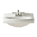 American Standard A0555108020 White Pedestal Basin