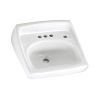  Lucerne Wall Hung Bathroom Sink - White
