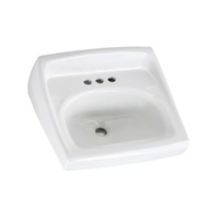  Lucerne Wall Hung Bathroom Sink - White