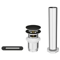  Studio S Tub / Shower Drain Bathroom Accessory - Matte Black