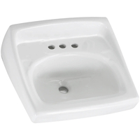  Lucerne Wall Hung Bathroom Sink - White