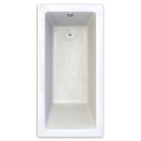  Studio 72" x 36" Soaking Tub - White