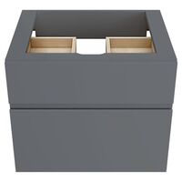  Studio S Vanity Base Bathroom Vanity - Dark Grey