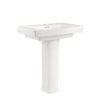  Townsend Pedestal Bathroom Sink - White