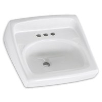  Lucerne Wall Hung Bathroom Sink - White