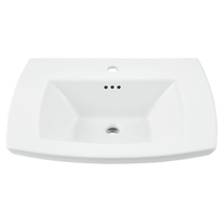  Edgemere Pedestal Basin Part - White