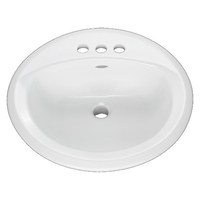 Self-Rimming Bathroom Sink 19-1/8'' Round