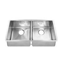  Pekoe Stainless Steel Undermount - Double Bowl Kitchen Sink - Stainless Steel