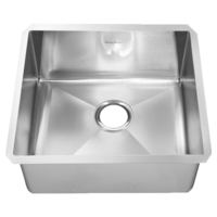  Pekoe Stainless Steel Undermount - Single Bowl Kitchen Sink - Stainless Steel